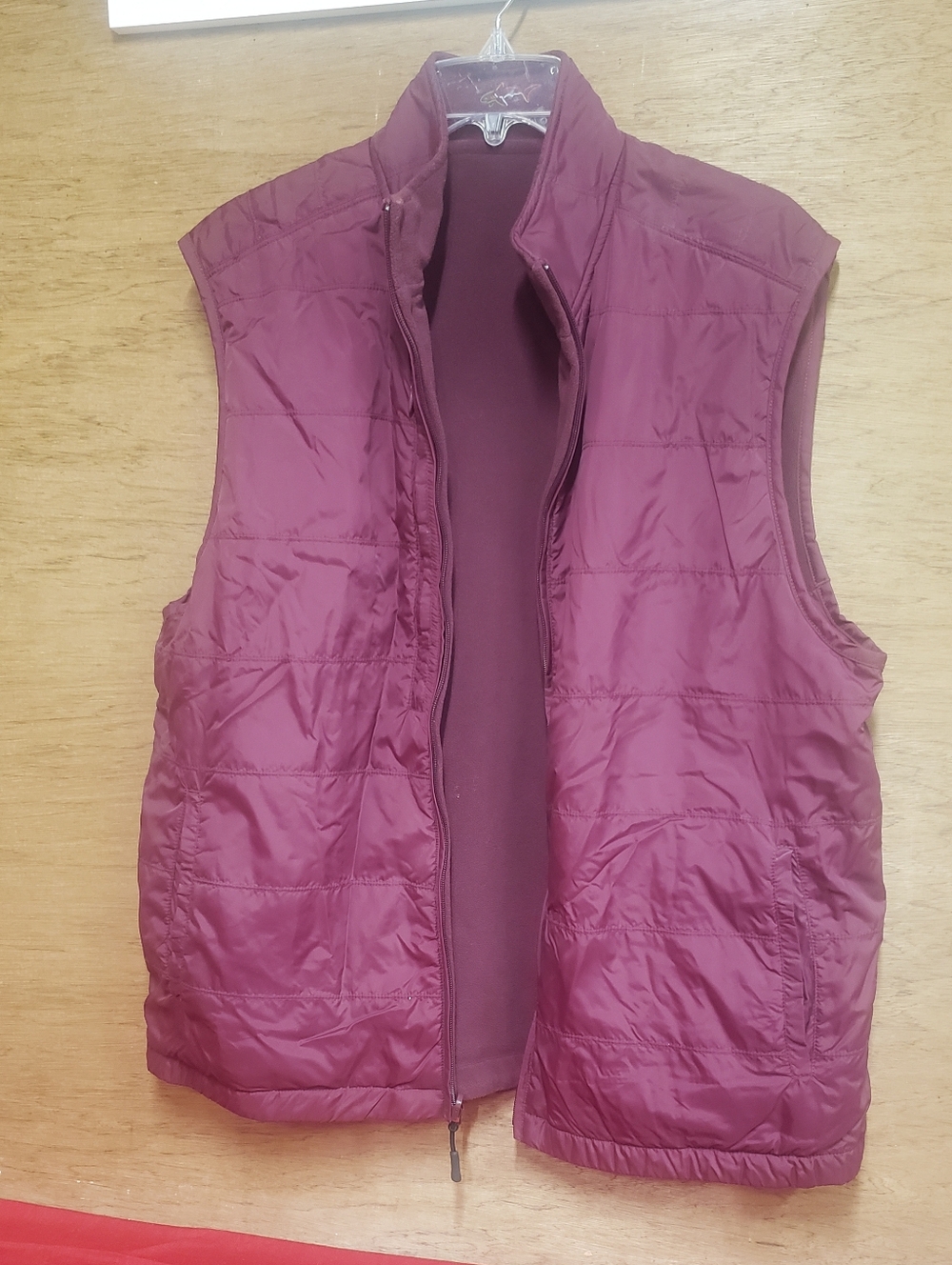 Greg Norman The Country Club Berry Colored Vest EUC